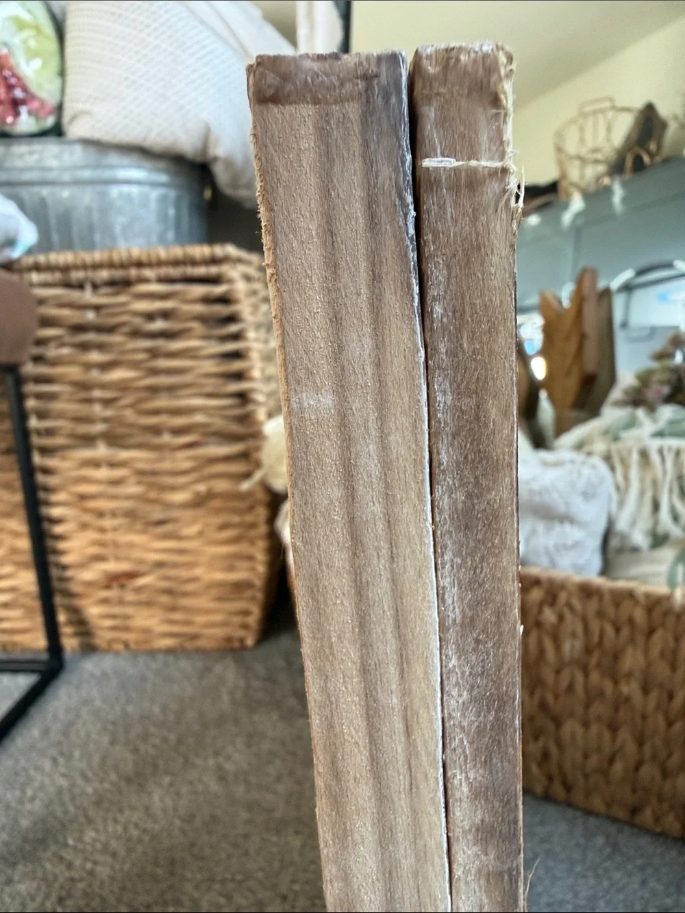 None rustic wood